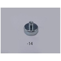 エスコ マグネット 10個 φ20×6.0mm M3×0.5 30N FCY0553-EA781EH-14