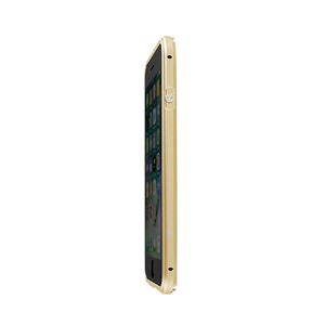 GAZE iPhone SE(第3世代)/SE(第2世代)/8/7用アルミニウムバンパー Razor Fit ゴールド GZ9418I7-イメージ2