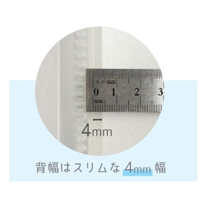 ハピラ スリムマックス B6 20ポケット クリアー FC953RH-SMFB6CL-イメージ3