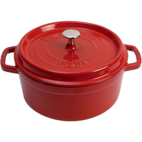 STAUB ストウブ ピコ・ココット ラウンド 24cm チェリー 40509-835 FC541LZ-8874110