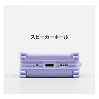 miak MA27418APP AirPods Pro 2用シリコン製キャリーケース ラベンダー