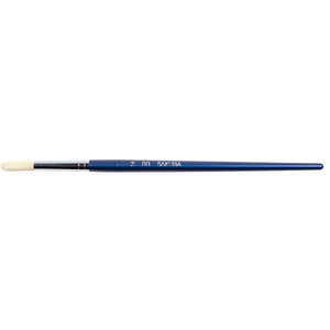 サクラクレパス 画筆豚毛(プラ軸)丸型14号 FC71540-BR#14-イメージ1