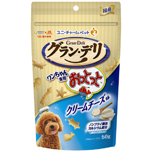ユニ・チャーム グラン・デリ ワンちゃん専用おっとっと クリームチーズ味(50g) GDｲﾇﾖｳｵﾂﾄﾂﾄｸﾘ-ﾑﾁ-ｽﾞ50G-イメージ1