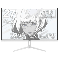 Pixio 27型ゲーミング液晶ディスプレイ ホワイト PX279WAVEW-PW