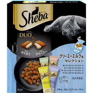 マースジャパンリミテッド シーバ デュオ クリーミーミルク味セレクション(200g) ｼ-ﾊﾞﾃﾞﾕｵﾐﾙｸｾﾚｸｼﾖﾝ200G-イメージ1