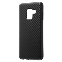 レイアウト Galaxy Feel2用TPUソフトケース 耐衝撃Light Carbon カーボンブラック RT-GAL2CP3/CB