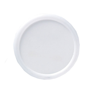 西敬 丸型名札 直径50mm ピン・クリップ両用 白 10個 FC26317-P-6W-イメージ1