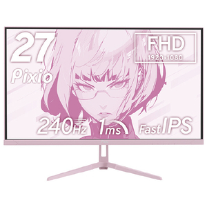 Pixio 27型ゲーミング液晶ディスプレイ パステルピンク PX279WAVEK-PW Pixio 27型ゲーミング液晶ディスプレイ パステルピンク PX279WAVEK-PW