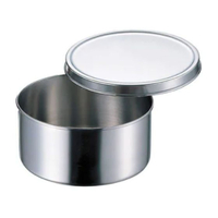 赤川器物製作所 赤川器物/AG 18-8 丸型調味料入 (ツマミ無) 8cm FCL1092-031451008