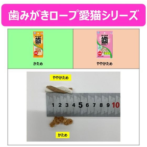 アースペット 食べられる歯みがきロープ 愛猫用ややかため 20g FCE868K-イメージ5