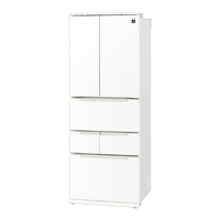 シャープ SJ-MF43P-W 429L 6ドア冷蔵庫 FiT63cmシリーズ ラスティック