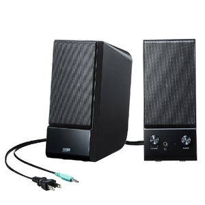 サンワサプライ マルチメディアスピーカー ブラック MM-SPL14BKN サンワサプライ マルチメディアスピーカー ブラック MM-SPL14BKN