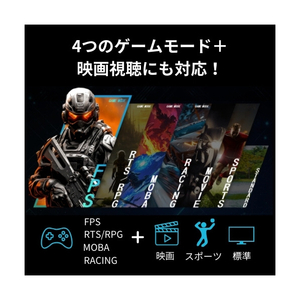 TVS REGZA 23．8型ゲーミング液晶ディスプレイ ブラック RM-G245N-イメージ7