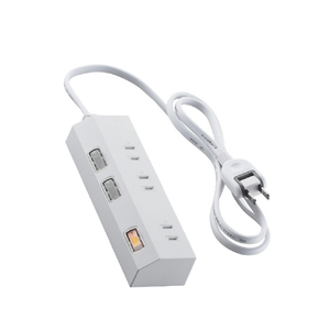 エレコム 個別スイッチ付き3口タップ(1m) ホワイト T-IS01M-2310WH-イメージ1