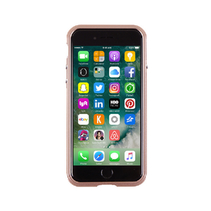 GAZE iPhone SE(第3世代)/SE(第2世代)/8/7用アルミニウムバンパー Razor Fit ローズゴールド GZ9419I7-イメージ1