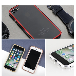GAZE iPhone SE(第3世代)/SE(第2世代)/8/7用アルミニウムバンパー Razor Fit ローズゴールド GZ9419I7-イメージ8
