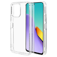 ラスタバナナ Xiaomi Redmi 12 5G用ハイブリッドケース TPU×PC クリア 7768R12HPCL