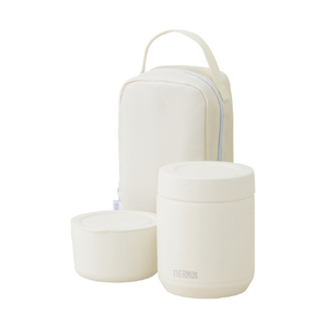 サーモス 真空断熱スープランチセット 300ml/250ml アイボリー JEE-551IV-イメージ1