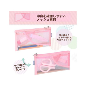 プラス PASTY ペンケース フラットタイプ ピンク/FL-200CA/98-780 FCT6339-98-780FL-200CA-イメージ3