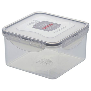 ＬＩＶ ＰＬＵＳ ロック&ロック クラシック 保存容器 1.2L 正方形 グレー FCF902M-HPL822DG-イメージ1