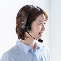 サンワサプライ MMBTMH59BK クレードル付きBluetoothヘッドセット(通話