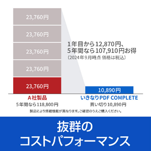 ソースネクスト いきなりPDF Ver．12 COMPLETE WEBｲｷﾅﾘPDFV12ｺﾝﾌﾟﾘ-ﾄW-イメージ3