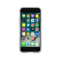 GAZE iPhone SE(第3世代)/SE(第2世代)/8/7用アルミニウムバンパー Razor Fit シルバー GZ9420I7