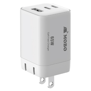 MOBO 折りたたみ式プラグ搭載 コンパクトAC充電器 65W e angle select MOBO ホワイト(マット加工) AM-PDMGAN65W-WHED-イメージ6