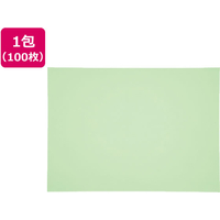 再生色画用紙 八ツ切 わかくさ 100枚 F883362-8NCR-243
