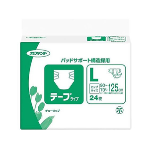 ネピア ネピアテンダー テープタイプ L 24枚入 FCE470V-65-0372-39-イメージ1