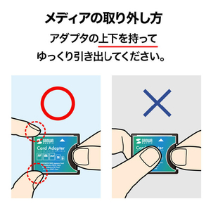 サンワサプライ SDXC用CF変換アダプタ ADR-SDCF1N-イメージ5