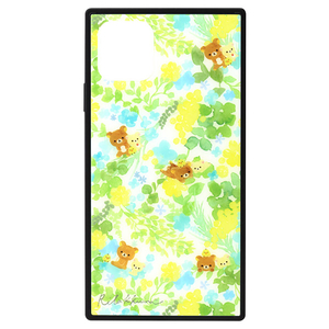 PGA iPhone 11 Pro Max用ガラスハイブリッドケース リラックマ リラックマスタイル(フラワー) YY03702-イメージ1