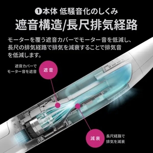 シャープ 紙パック式コードレススティッククリーナー ステーションタイプ RACTIVE Air STATION ホワイト系 EC-WR2-W-イメージ8