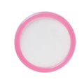 西敬 丸型名札 直径50mm ピン・クリップ両用 ピンク 10個 FC26319-P-6P