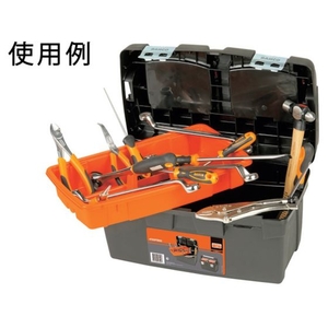 スナップオン ツールズ ヘビーデューティー仕様プラスチックボックス 黒／オレンジ500270295 FC047BJ-7940050-イメージ4