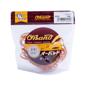 共和 輪ゴム オーバンド 透明袋 #195 アメ 50g FC830SZ-GHA-N-013-イメージ1