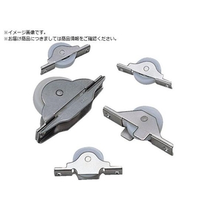 ヨコヅナ ジュラコン R 戸車ステンレス枠ベアリング入 36mm 丸 FC938YG-8496058-イメージ1