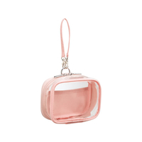 リヒトラブ myfa デコレーションボックスポーチミニミニ・ワイド シャーベットピンク FCG636U-A3308-12