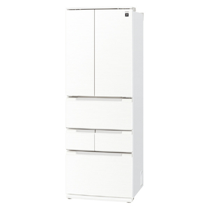 シャープ 457L 6ドア冷蔵庫 FiT63cmシリーズ ラスティックホワイト SJ-MF46P-W-イメージ18
