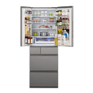 パナソニック 542L 6ドア冷蔵庫 シルバー NR-F54EY2-S-イメージ2