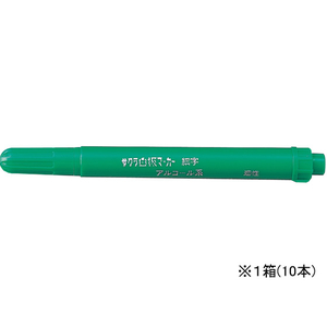 サクラクレパス 白板マーカー細字用 緑 10本 F116177-WBK-SN#29-イメージ1