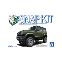 アオシマ 1/32 スズキ JB64 ジムニー カスタムホイール(ジャングルグリーン) Aﾗｸﾌﾟﾗ09CUJGｼﾞﾑﾆ-CJｸﾞﾘ-ﾝ