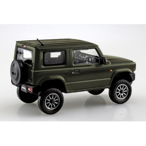 アオシマ 1/32 スズキ JB64 ジムニー カスタムホイール(ジャングルグリーン) Aﾗｸﾌﾟﾗ09CUJGｼﾞﾑﾆ-CJｸﾞﾘ-ﾝ-イメージ3