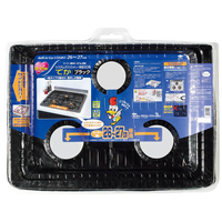 東洋アルミ システムガスマット一体型 3口用でか ブラック 3枚入 F942396