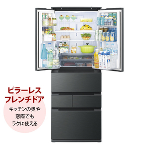 シャープ 505L 6ドア冷蔵庫 FiT63cmシリーズ ダスクダークメタル SJ-MF51P-H-イメージ18