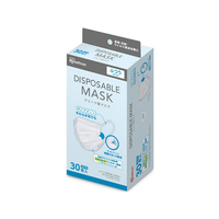 アイリスオーヤマ ディスポーザブル プリーツマスク ふつう 30枚 FC91035