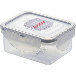 ＬＩＶ ＰＬＵＳ ロック&ロック クラシック 保存容器 180mL 長方形 グレー FCF904M-HPL805G-イメージ1