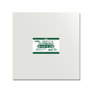 シモジマ クリスタルパック 330×330mm 100枚×10袋 Sレコード用 FC48092-006739000-イメージ1