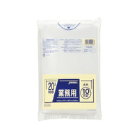 ジャパックス 業務用ポリ袋 重量物 20L 透明 10枚 FCE916R-PL28