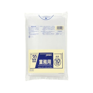 ジャパックス 業務用ポリ袋 重量物 20L 透明 10枚 FCE916R-PL28-イメージ1